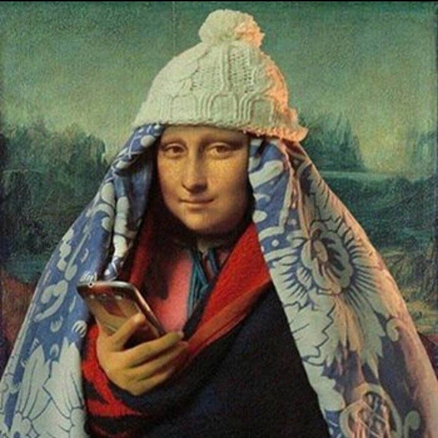 Dondurucu soğuklar nedeniyle sabahları evden bu şekilde çıkıyoruz