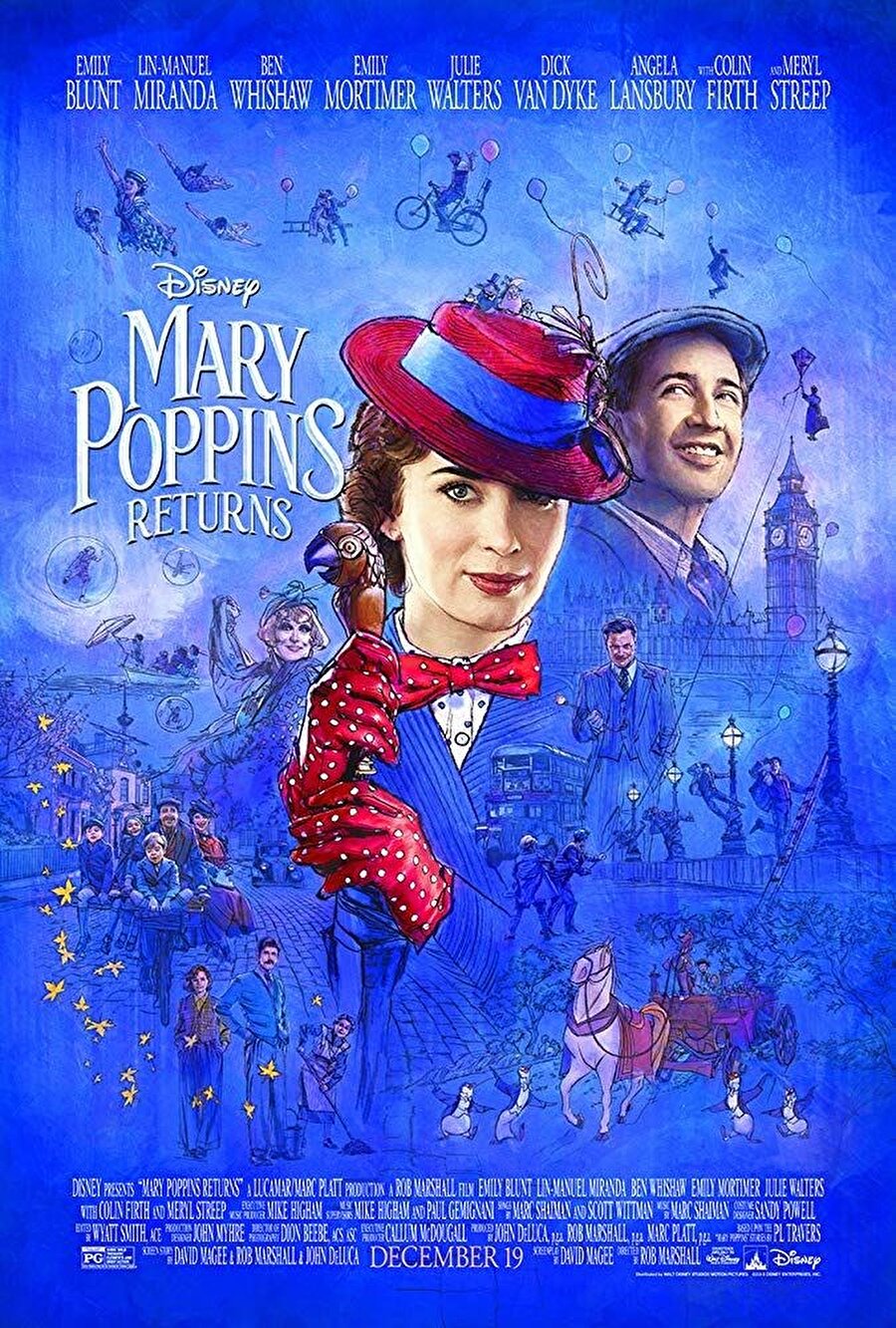 10. Marry Poppins Dönüyor (2018)

                                    
                                