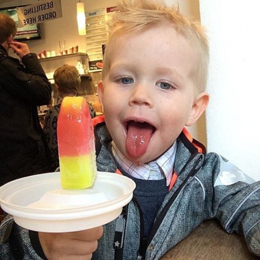 Çocukların üzerine dondurma damlatmasına son