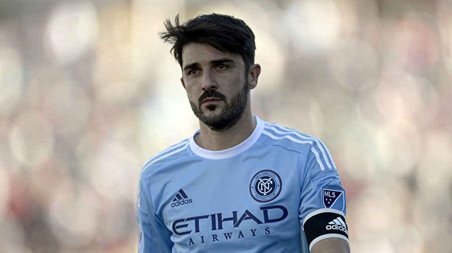 David Villa eski takımı New York City formasıyla...