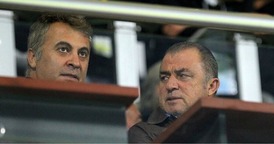 Arşiv: Fikret Orman ve Fatih Terim, karşılaşmayı şeref tribününden birlikte takip ediyor...