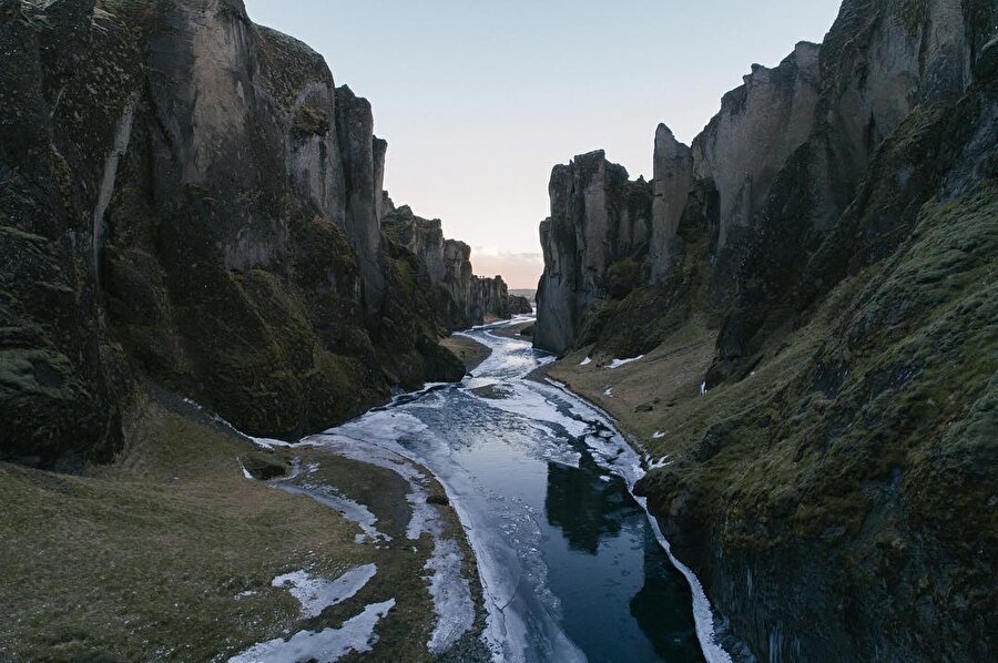 İzlanda'nın turistik kanyonu