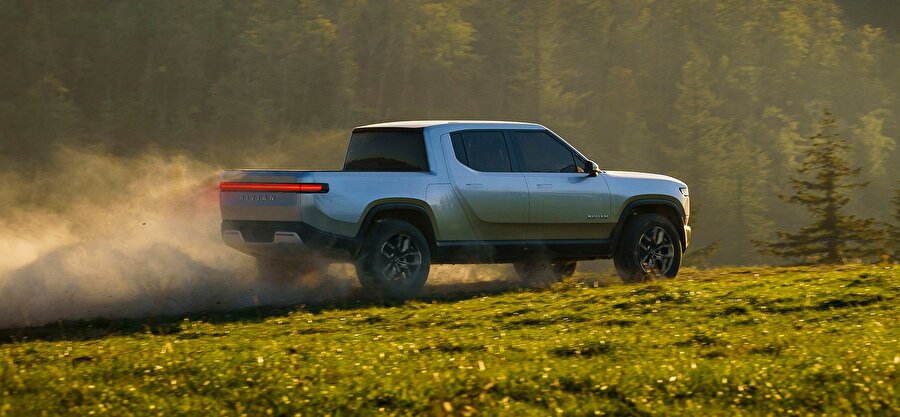 Rivian elektrikli pickup.