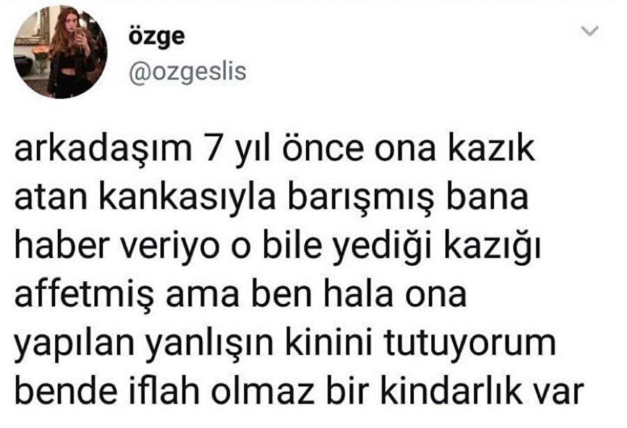 Sonuna kadar kinciyiz nefretçiyiz