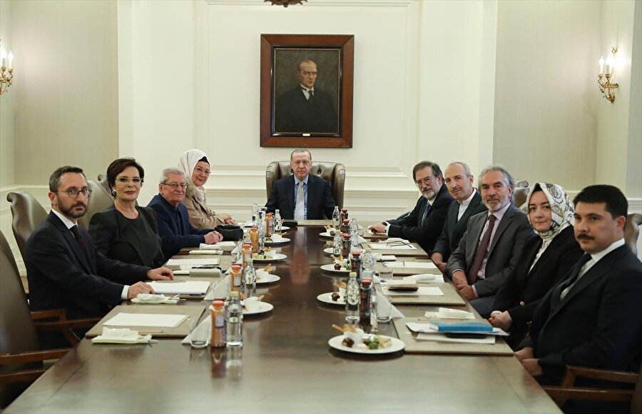 Kültür ve Sanat Politikaları Kurulu, Cumhurbaşkanı'nın da katılımıyla Çankaya'da toplandı.