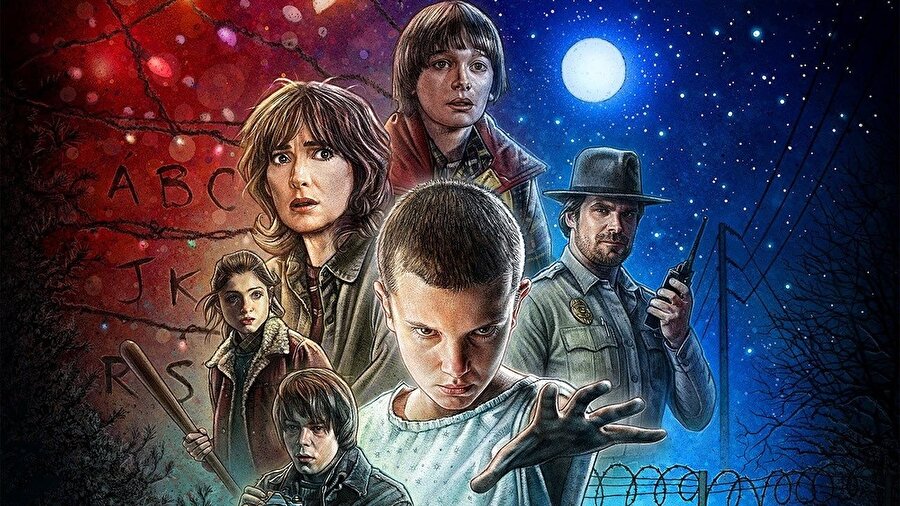 Stranger Things
Ufak bir kasabada küçük bir çocuk kaybolunca, gizli deneyler, korkutucu doğaüstü güçler ve tuhaf bir küçük kızın da parçası olduğu bir gizem ortaya çıkar. Fantastik işleri sevenlerin ilgisini çeken yapım, Netflix'in en popüler işi olarak dikkati çekiyor.