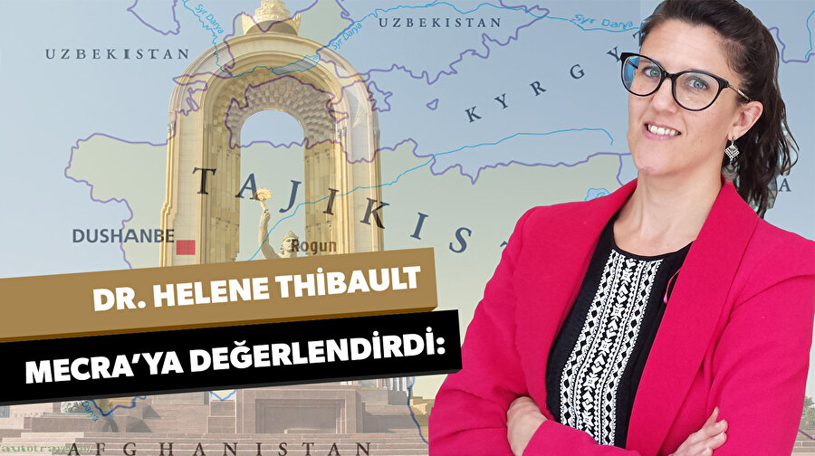 Kazakistan'da Nazarbayev Üniversitesi Siyaset Bilimi ve Uluslararası İlişkiler Bölümü öğretim görevlisi Helene Thibault.
