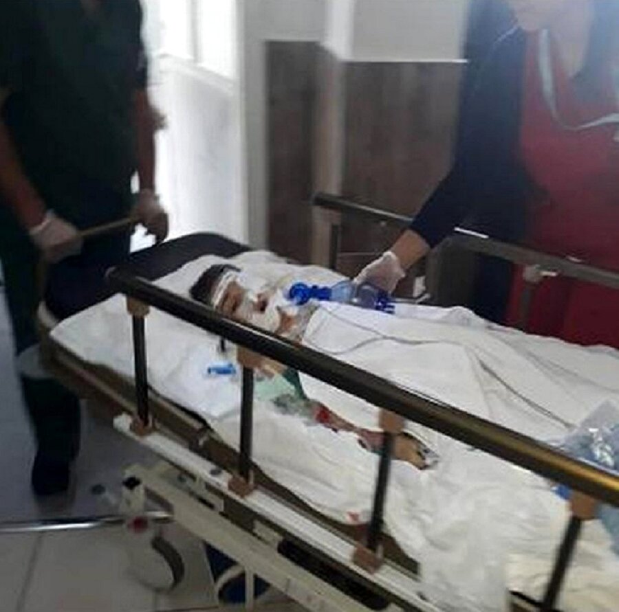 Talihsiz çocuğun yaşam mücadelesi sürüyor.