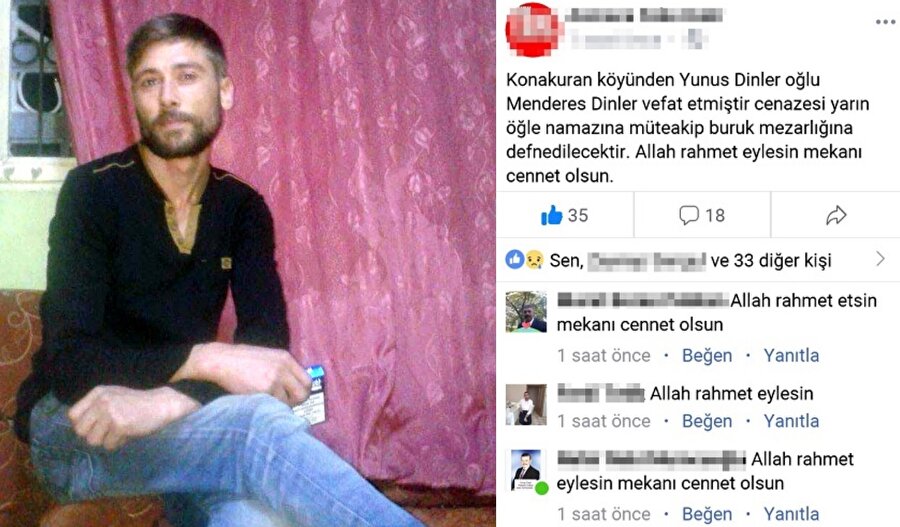 'Ölüm ilanı' soruşturma başlattı.