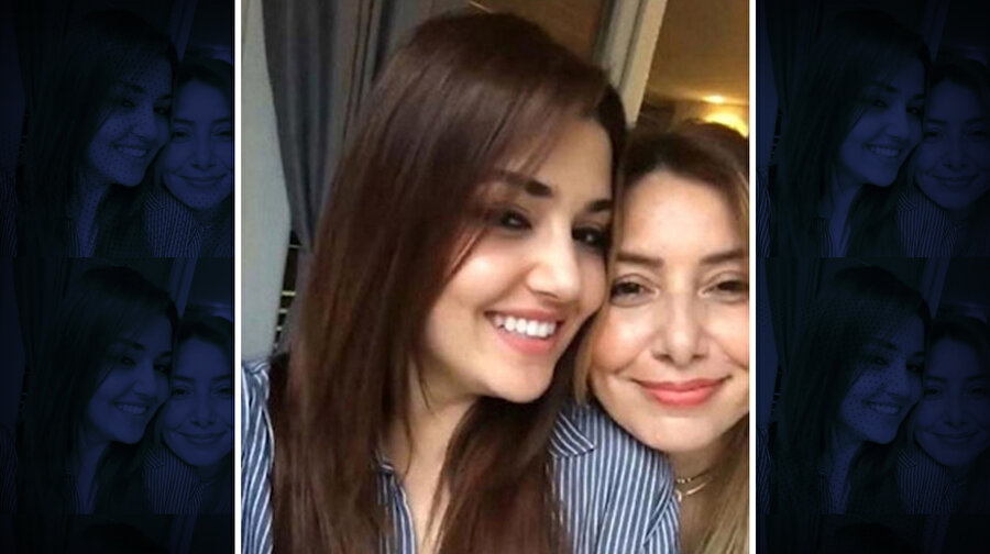Hande Erçel ve annesi Aylin Erçel. 