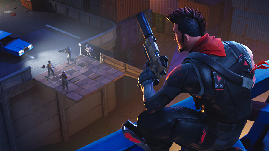 Fortnite karakter portrelerinden alınan bir kare.