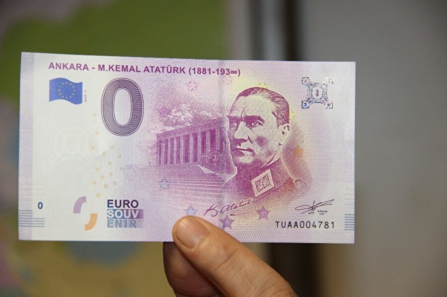 Atatürk portreli Euro basıldı.