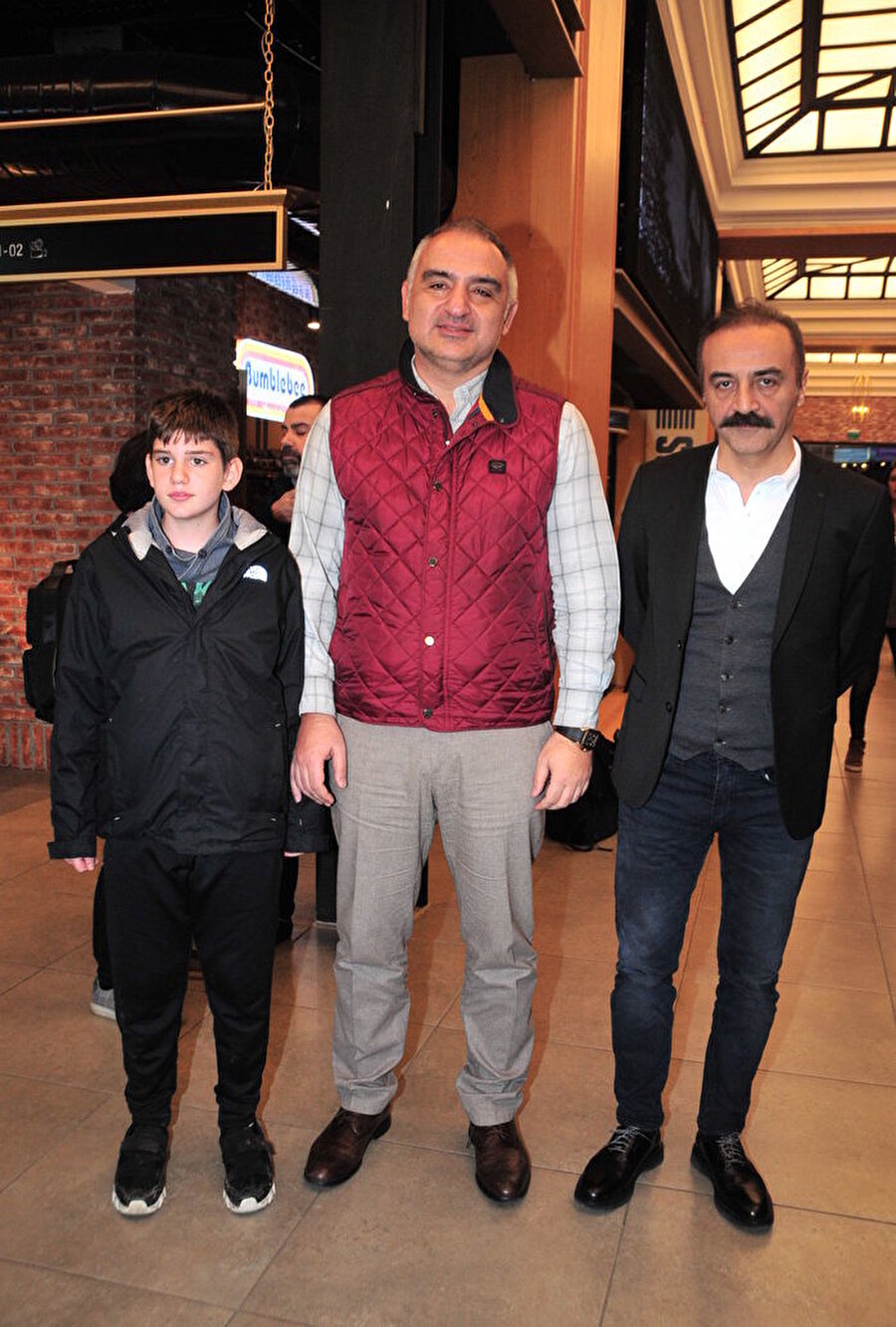 Kültür ve Turizm Bakanı Mehmet Nuri Ersoy ve Yılmaz Erdoğan.