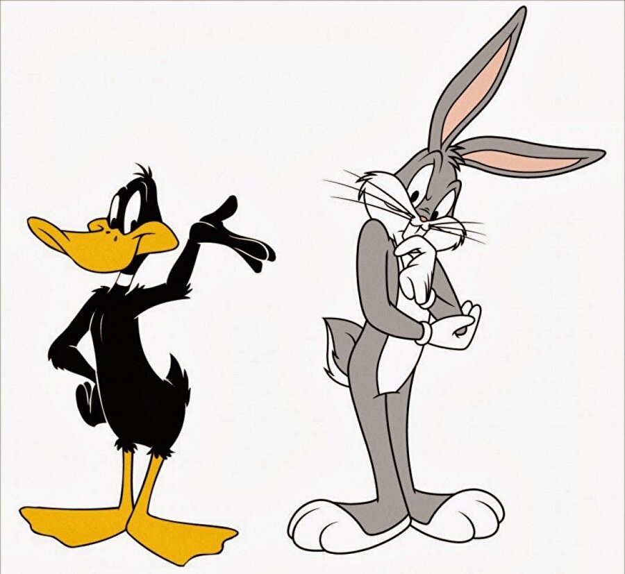 Bugs Bunny ve Daffy Duck kovalamasında genelde iyilerin kazandığını anlatan çizgi film olarak karşımıza çıkar.

                                    
                                