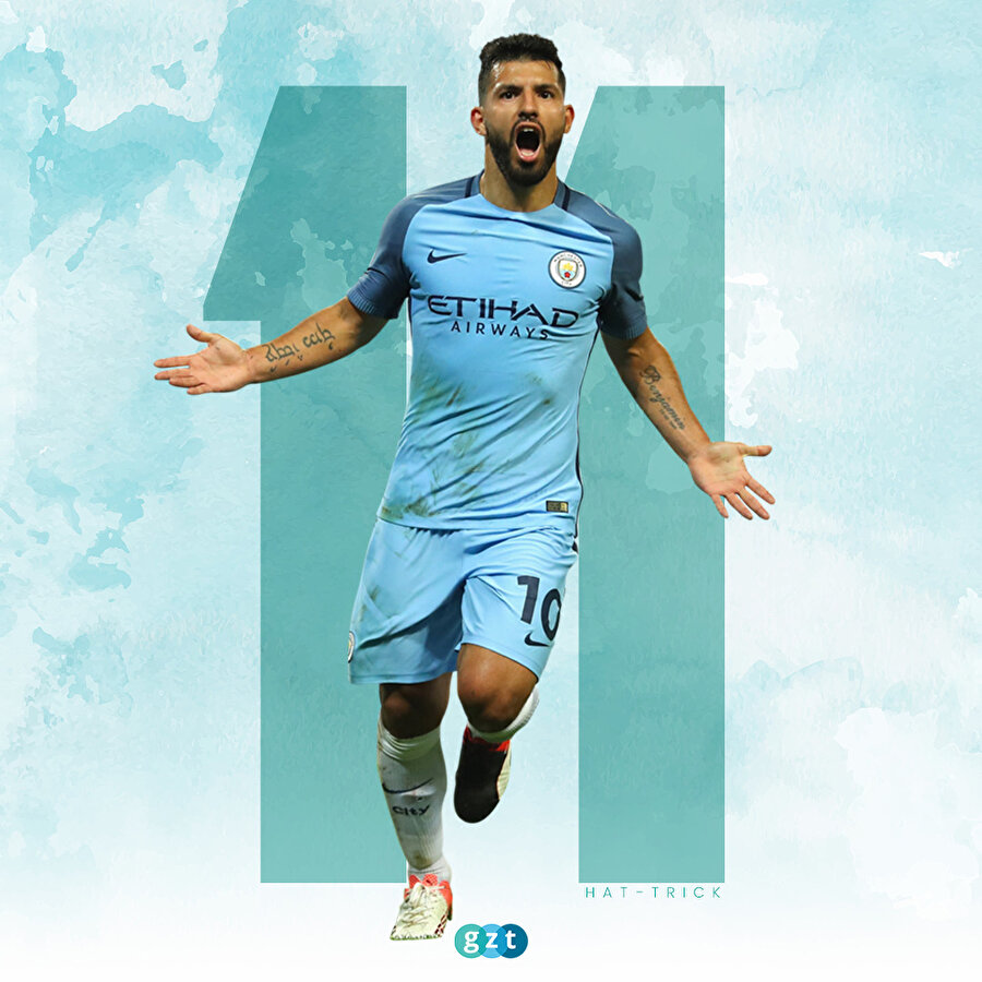 Agüero, Shearer'i yakaladı