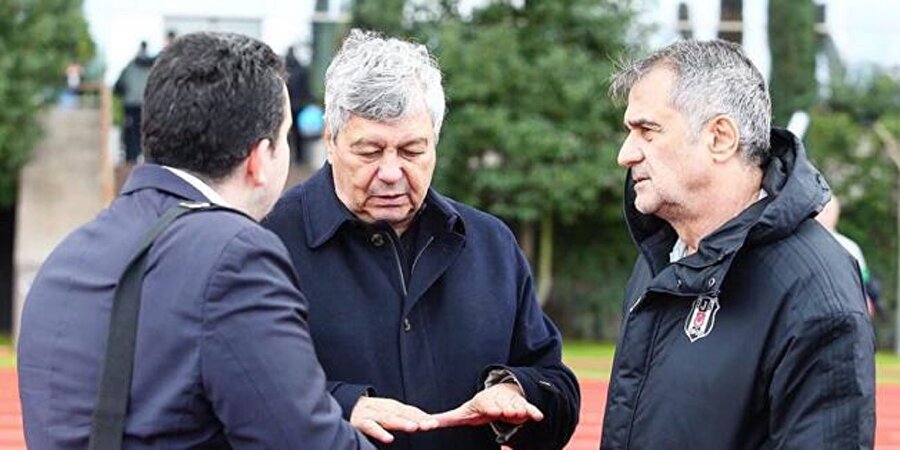 Şenol Güneş ile Lucescu bir süre sohbet etmişti.
