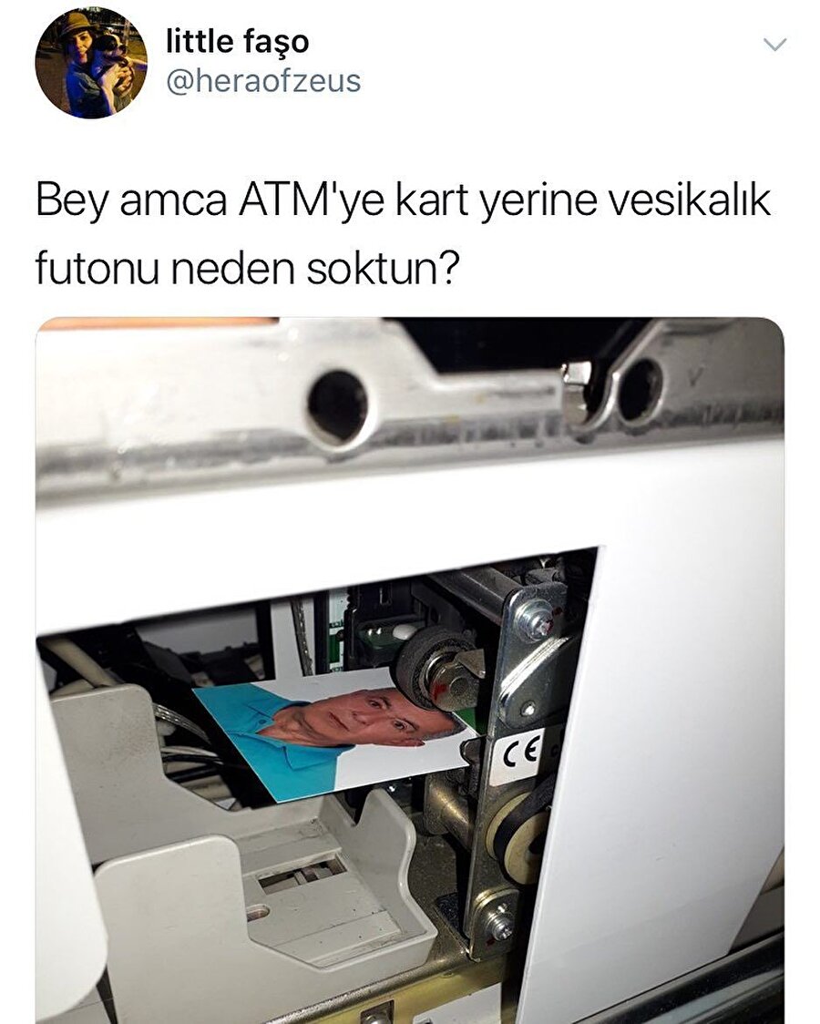 ​Vesikalık fotoğrafını saklayacak kimse olmayınca...