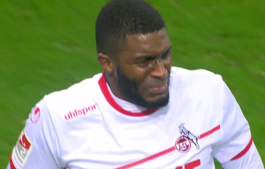 Modeste'in gözyaşları kameralara böyle yansıdı.