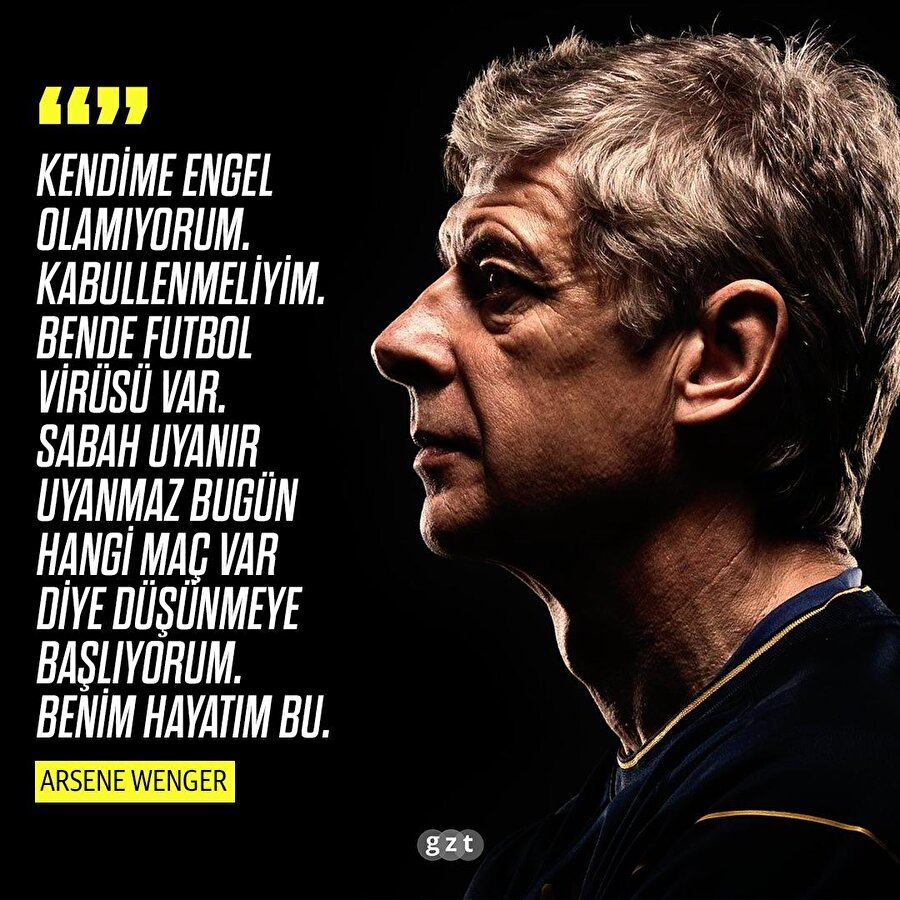Wenger: Bende futbol virüsü var.