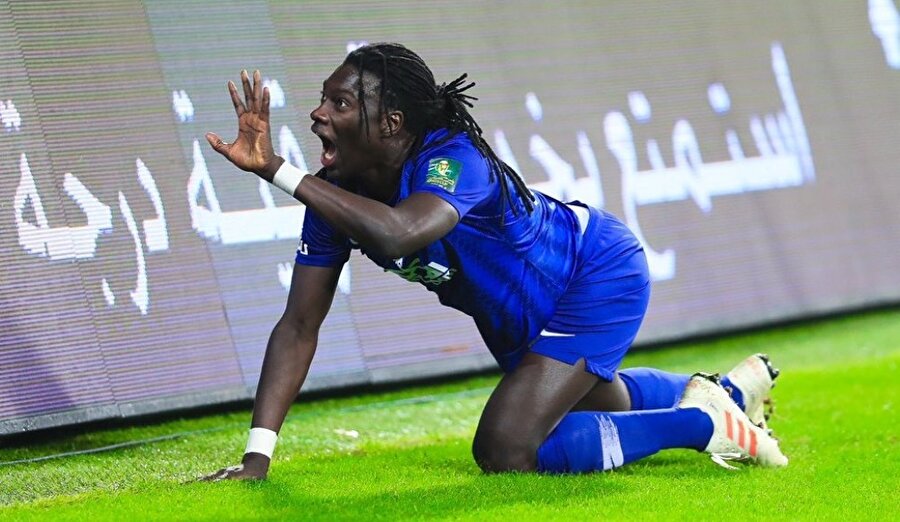 Gomis'in meşhur panter gol sevinci.