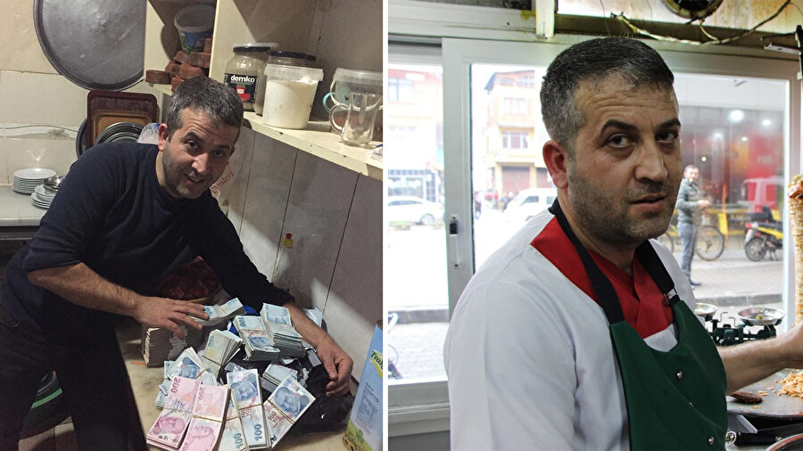 Gümrükçüoğlu, 300 bin lira parayı sahibine teslim etti.