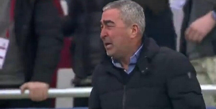 Samet Aybaba son dakika golünden sonra ağladı.