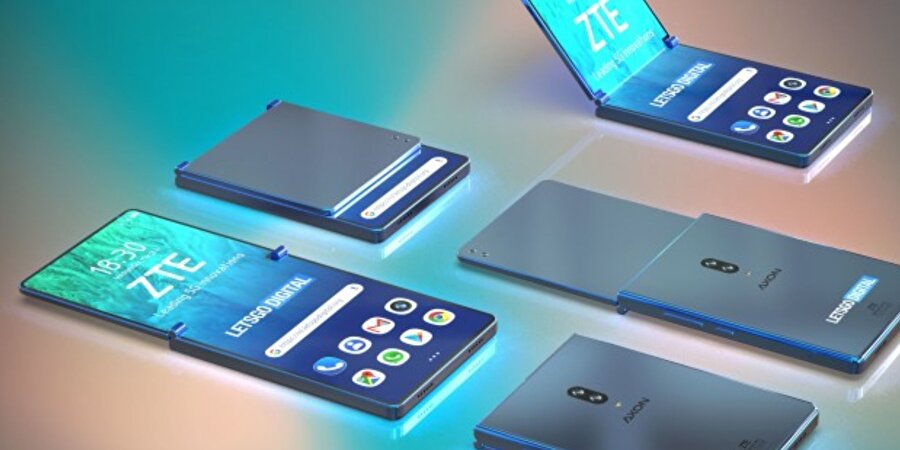 ZTE katlanabilir telefon
