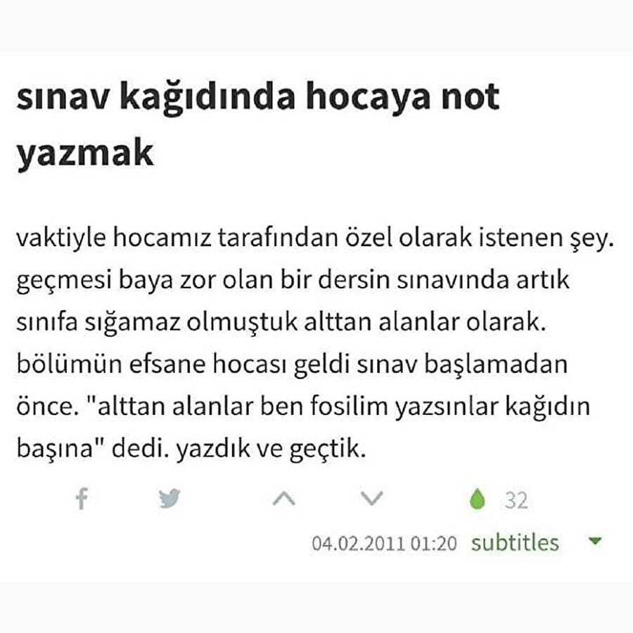 "5 puan için elinizi korkak alıştırmayın"