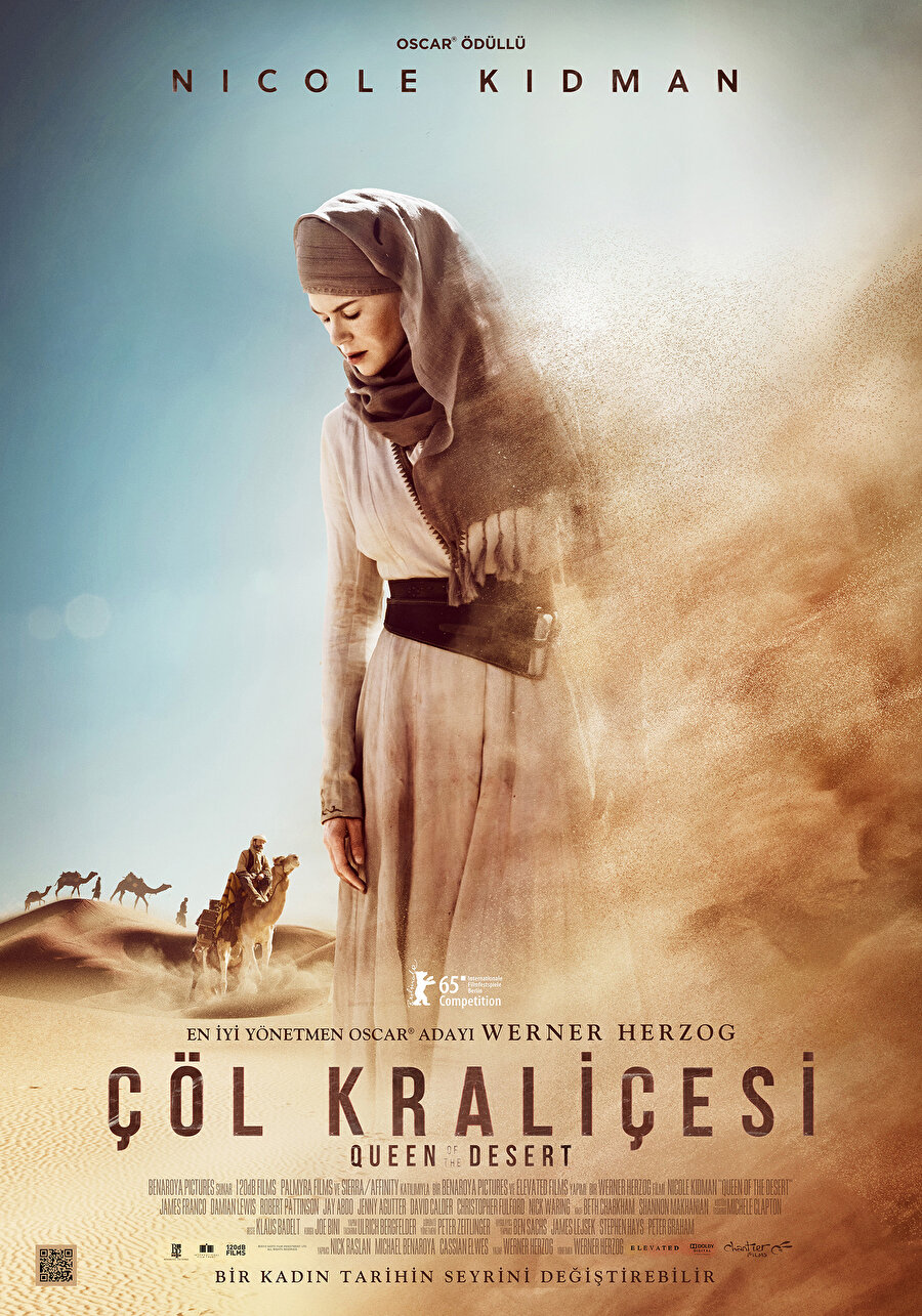 7. Queen Of The Desert (Çöl Kraliçesi)
Werner Herzog'un 2015'te gösterime giren çalışması Queen Of The Desert, Çanakkale Savaşı'nı bir yan konu olarak işliyor. Başrollerinde Nicole Kidman ve James Franco'nun oynayacağı film ön gösterimlerinde 6.5 gibi ortalama bir puan aldı. Britanya İmparatorluğu'nun 20. yüzyıl sonlarındaki halini gözlemlemek üzere kıtalar arası uzun bir seyahate çıkan Gerturde Bell'in hayatını konu alan film farklı bir alternatif olabilir.