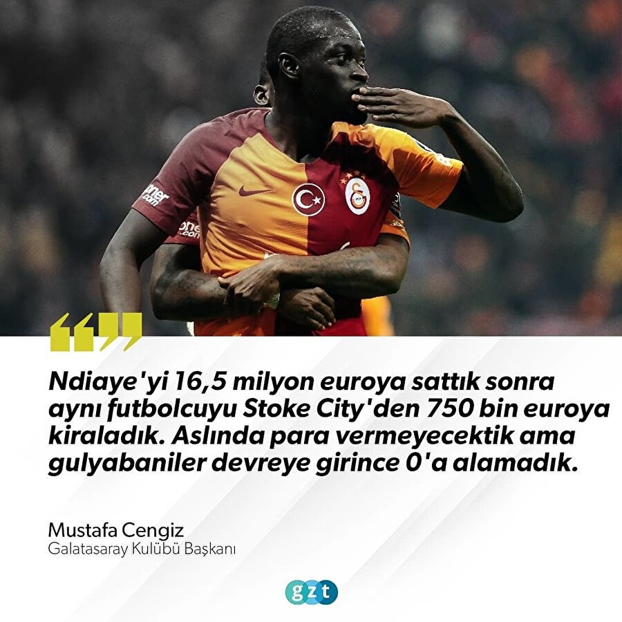 Mustafa Cengiz'den ilginç Ndiaye açıklaması