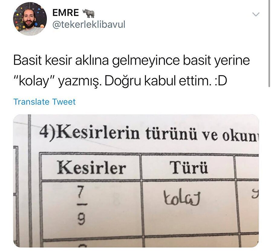 En azından Türkçesi iyi. Eş anlamlı kelimeyi bulabilmiş