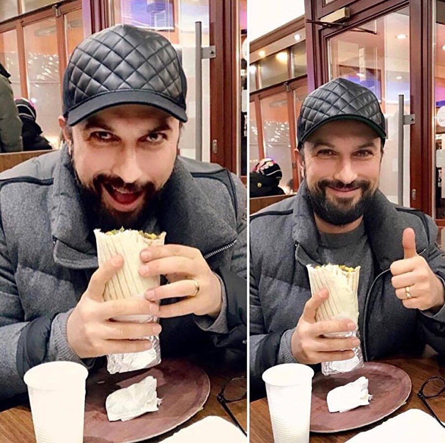 Normal dürüm yiyor aynı bizim gibi