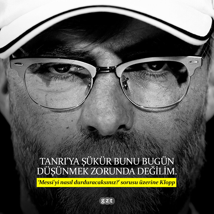 Klopp'tan Messi yanıtı
