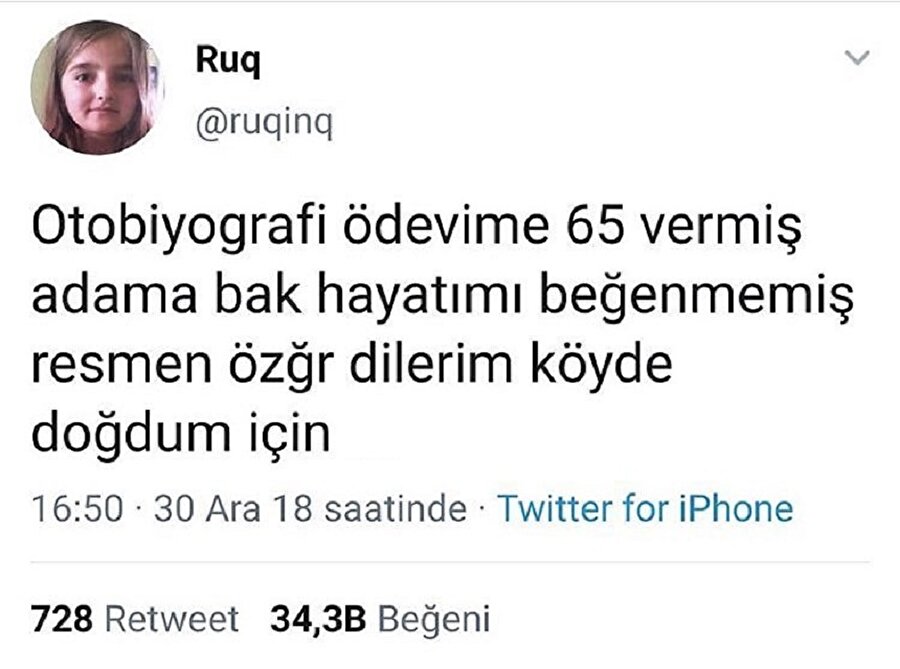 Biraz ayıp etmiş...