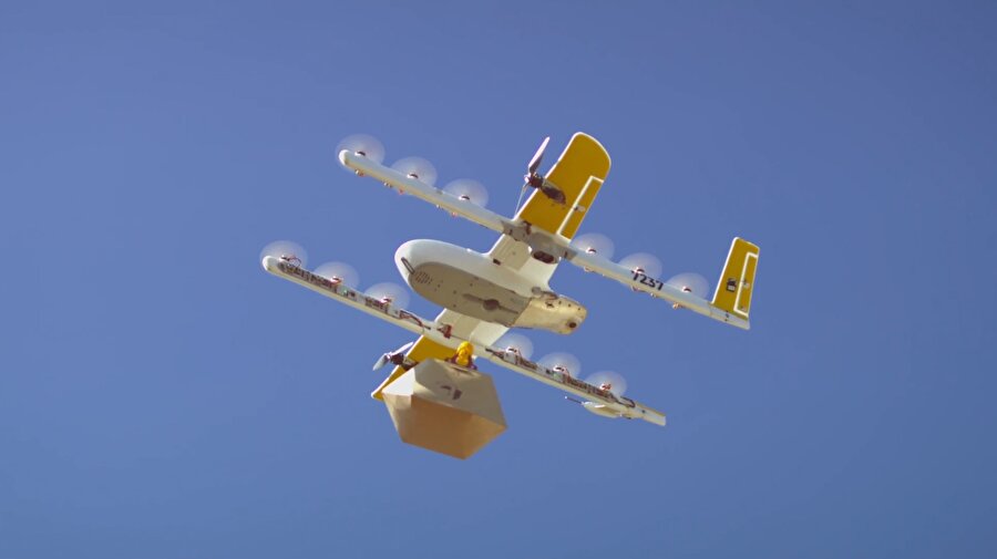Google’ın kargocu drone’ları ABD semalarında dolaşacak.