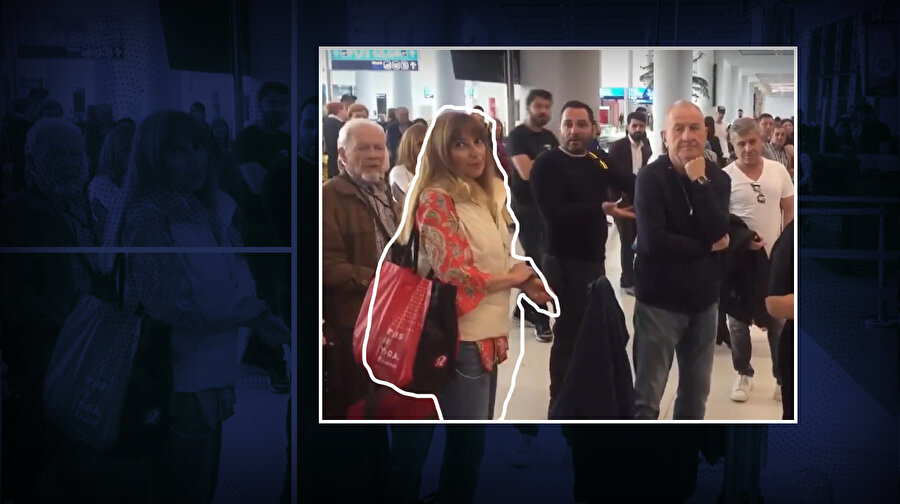 İstanbul Havalima'nında çalışana hakaret eden yolcu.
