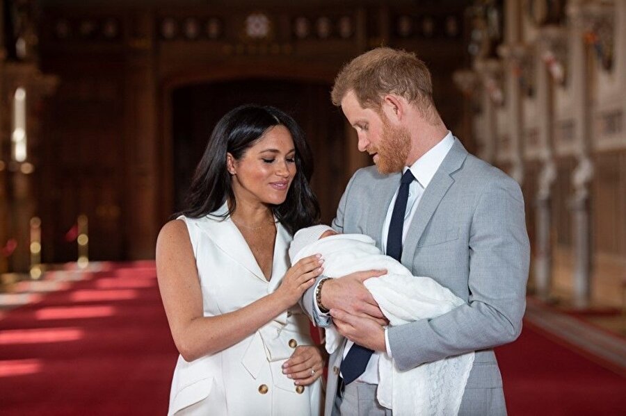 İngiliz Kraliyet gelini Sussex Düşesi Meghan Markle ve Prens Harry.