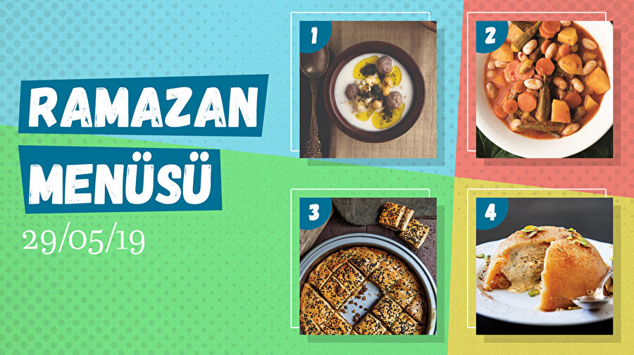 En lezzetli iftar menüleri Lokma'dan.