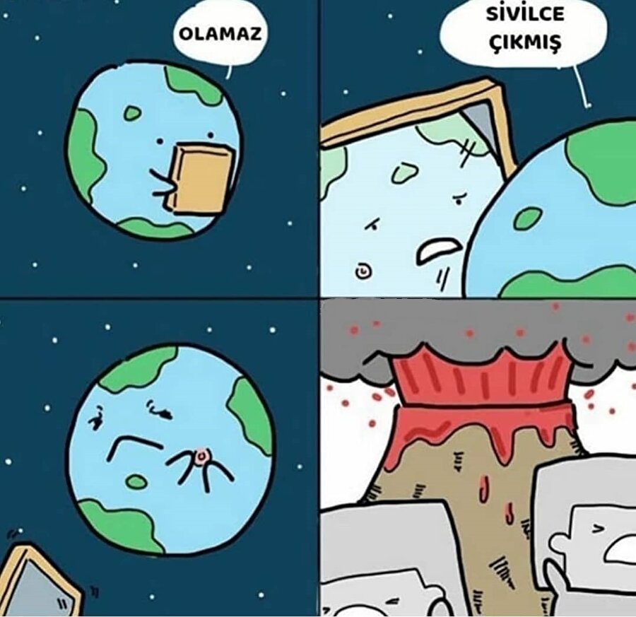 ​Yüzümde aktif yanardağlar taşıyorum