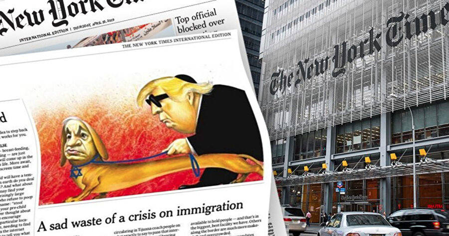 İki ay önce New York Times (NYT) gazetesinin uluslararası baskısında yayımlanan karikatür.