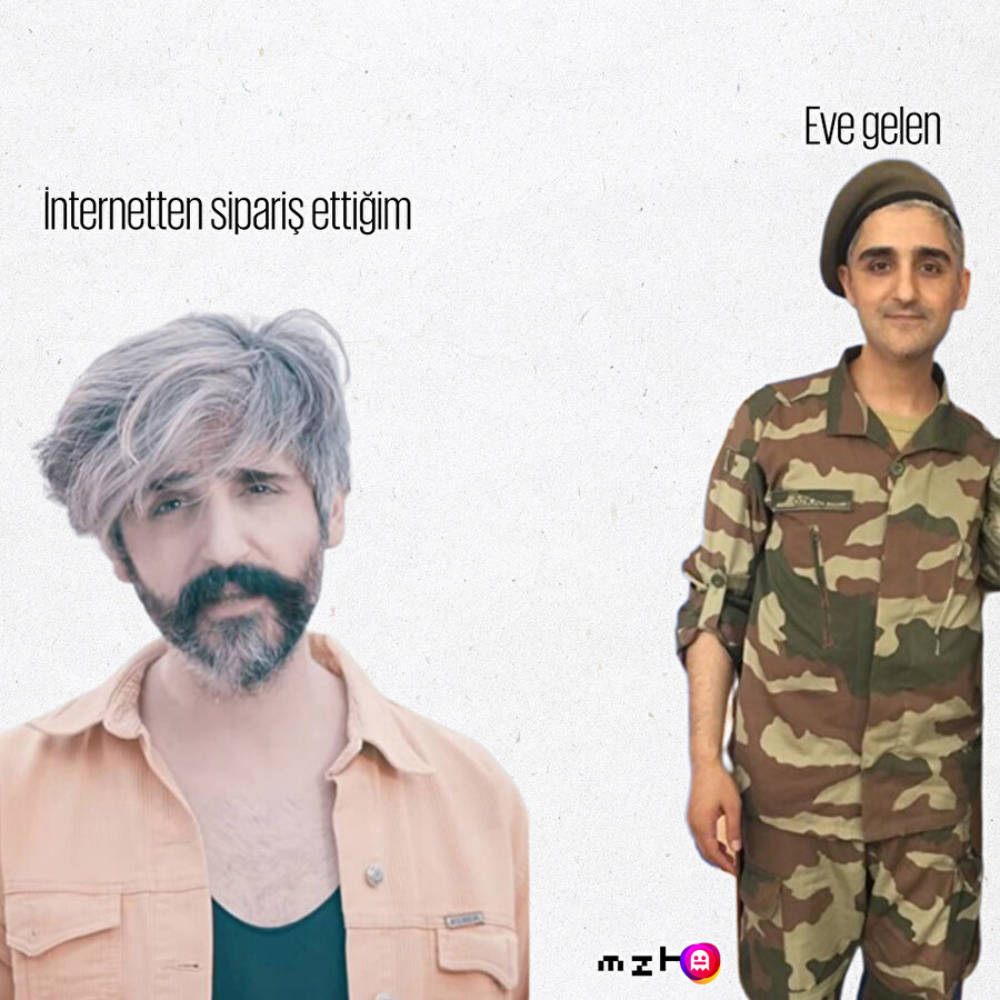 sipariş ettiğim/Eve gelen
