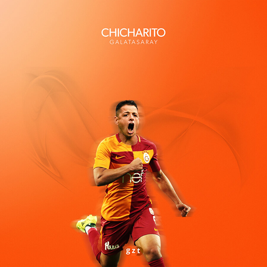 Chicharito, Galatasaray formasıyla.