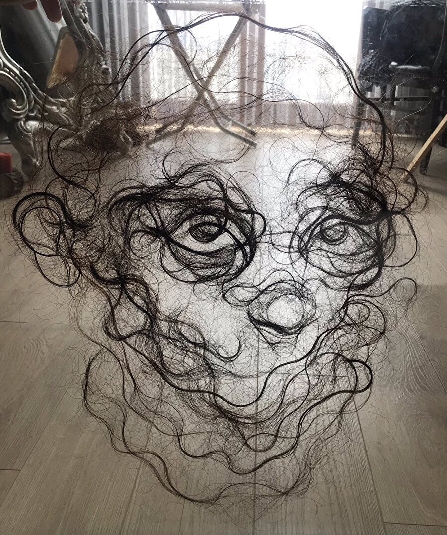 Dökülen saçlarımı değerlendirmiş oldum​