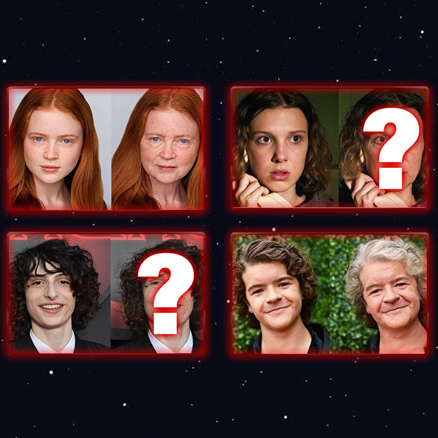 Stranger Things çocukları 50 yıl sonra nasıl görünecek?