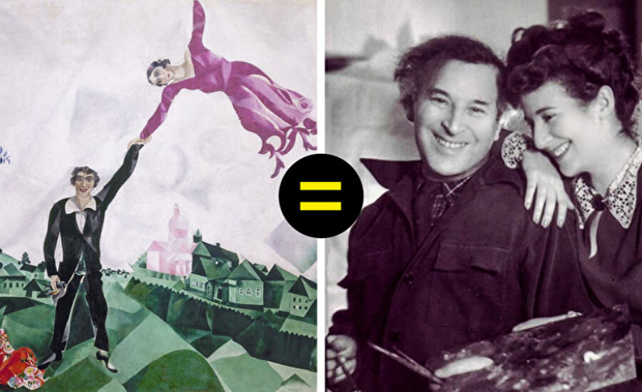 Walk – Marc Chagall / 1917–1918

                                    
                                    
                                    
                                    
                                    
                                    
                                    
                                    
                                    
                                    
                                    
                                    
                                    
                                    
                                    
                                    
                                    
                                    Walk, Marc Chagall’ın eserlerinin içinde en ünlüsü olarak biliniyor. Sanatçının resimleri ise otobiyografik eserlerden oluşuyor. Walk’ta resmedilen ise kadın ve erkek, sanatçının kendisi ve eşi Bella.  Marc Chagall yerdeyken, eşi ise gökyüzünde süzülüyor. Ancak mesafeye rağmen, el ele tutuşuyorlar ve yerçekimi kanunlarının üstesinden geldikleri anlatılıyor. 
                                
                                
                                
                                
                                
                                
                                
                                
                                
                                
                                
                                
                                
                                
                                
                                
                                
                                