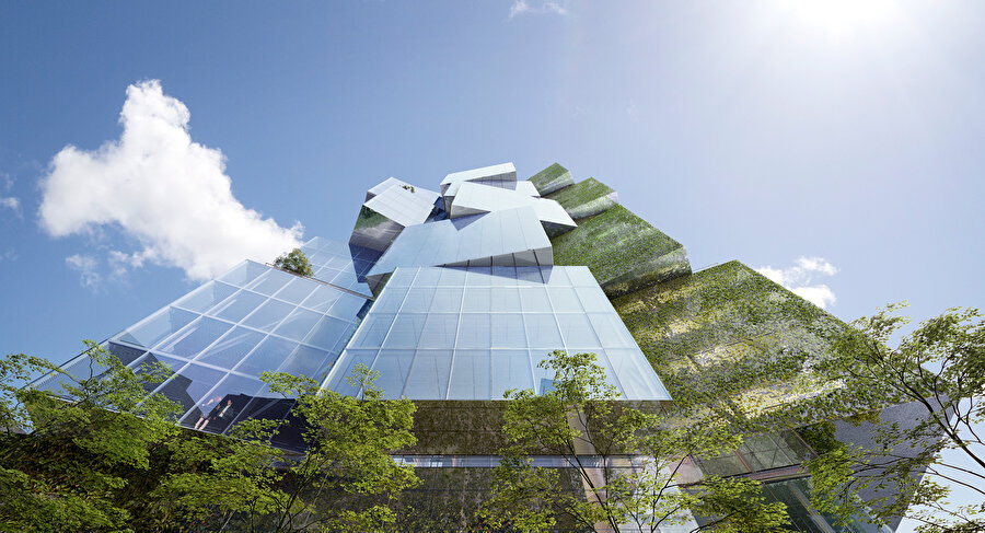 Apple yeni binası tasarımıyla görenleri hayran bıraktı.