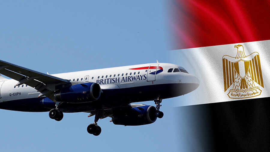 İngiliz havayolu şirketi British Airways, Mısır'a seferleri bir hafta süreyle durdurdu.