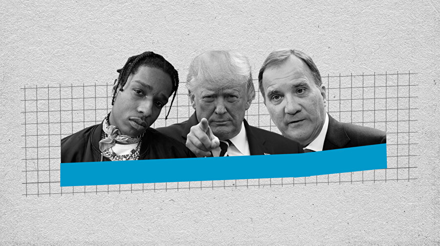 Ünlü rapçi A$AP Rocky'nin tutuklanması İsveç ile Amerika arasında gerginliğe sebep oldu.