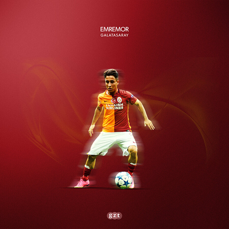 Emre Mor Galatasaray formasıyla.