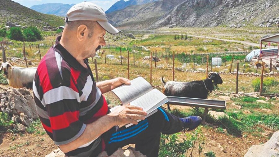 Yaylalara taşınan kitapları her yaştan insan okuyor.